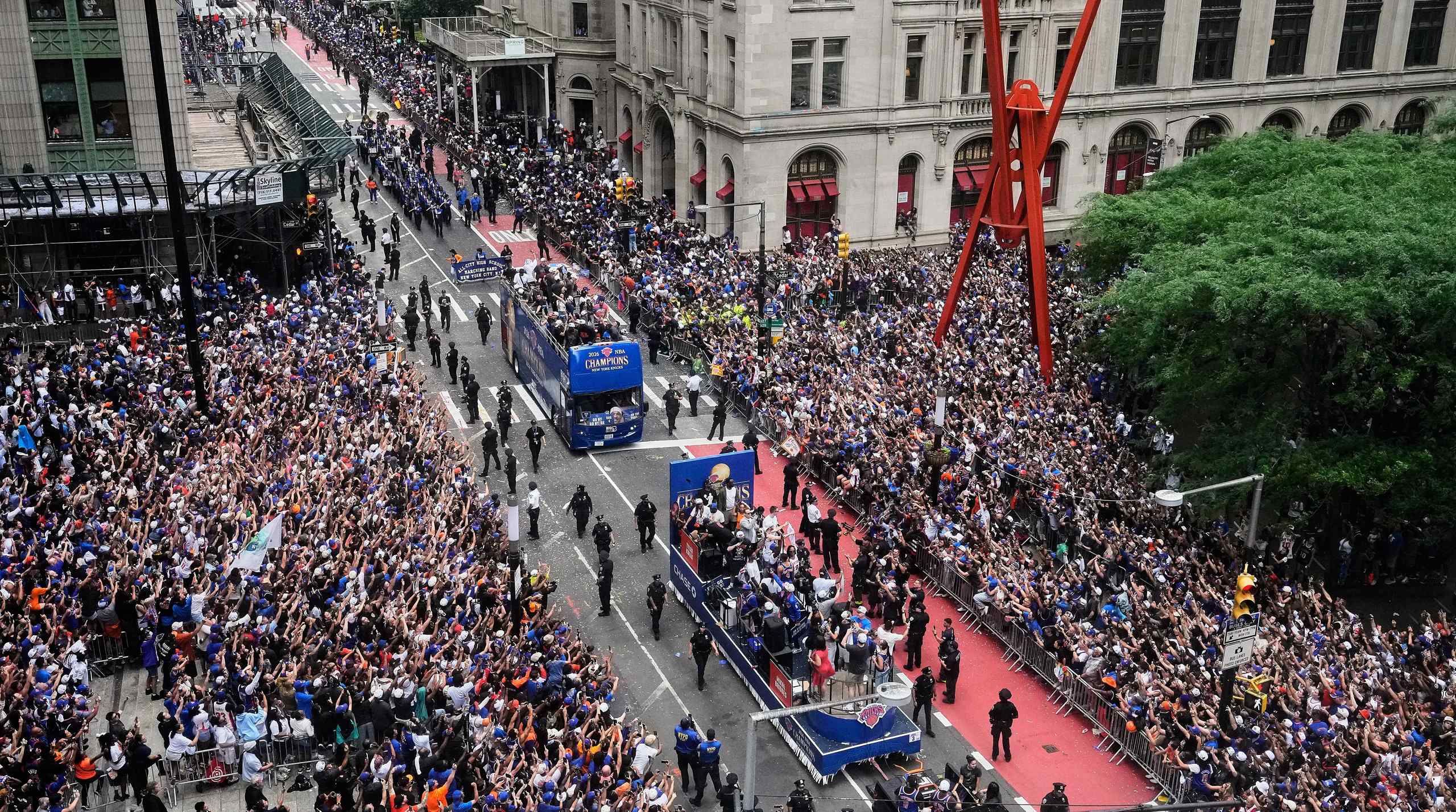 Do Recent Knicks, Arsenal Parades Crack the All-Time List?